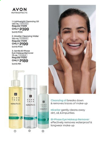 thumbnail - Avon offer  - 1.7.2021 - 31.7.2021 - Sales products - Avon, Nutra Effects, makeup remover. Page 26.