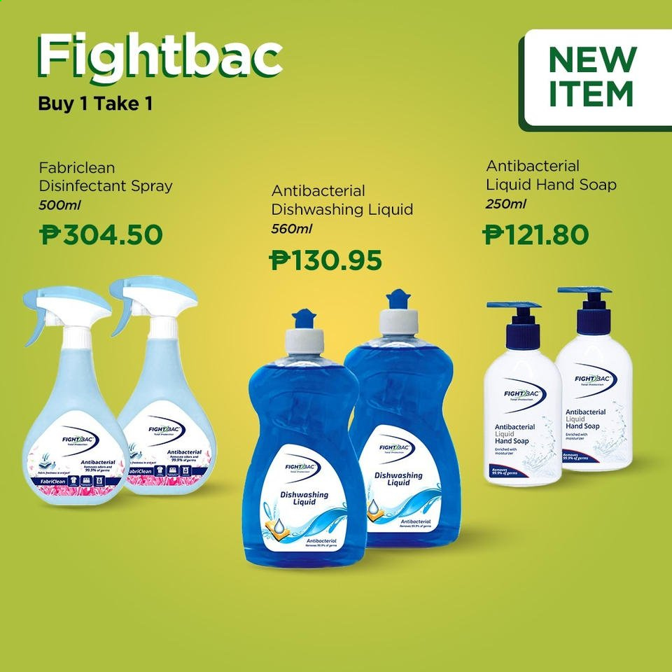 thumbnail - Puregold offer  - Sales products - hand soap, soap, antibacterial spray. Page 1.