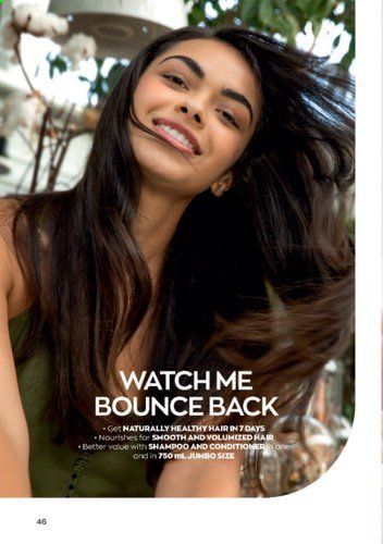 thumbnail - Avon offer  - 1.8.2021 - 31.8.2021 - Sales products - Bounce, shampoo, watch. Page 46.