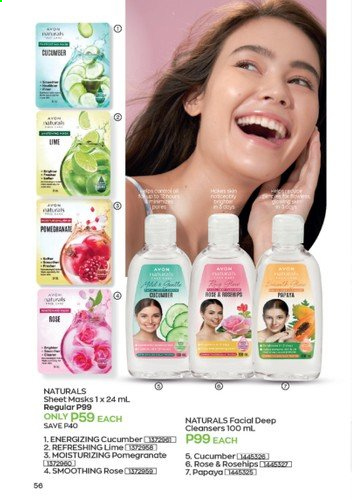 thumbnail - Avon offer  - 1.8.2021 - 31.8.2021 - Sales products - Avon. Page 56.