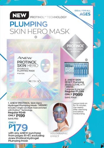 thumbnail - Avon offer  - 1.8.2021 - 31.8.2021 - Sales products - Avon, Anew. Page 61.
