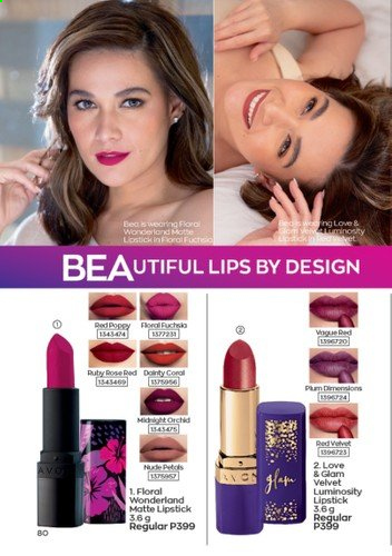 thumbnail - Avon offer  - 1.8.2021 - 31.8.2021 - Sales products - lipstick. Page 80.