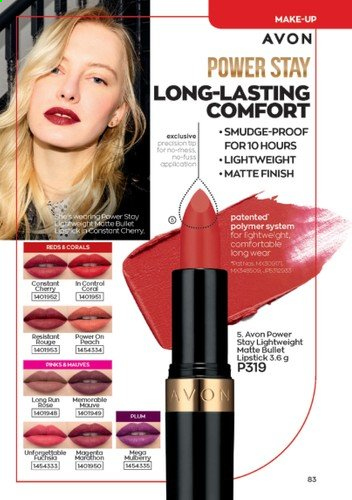 thumbnail - Avon offer  - 1.8.2021 - 31.8.2021 - Sales products - Avon, lipstick, makeup. Page 83.