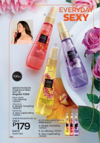 thumbnail - Avon offer  - 1.8.2021 - 31.8.2021 - Sales products - Avon, fragrance. Page 106.