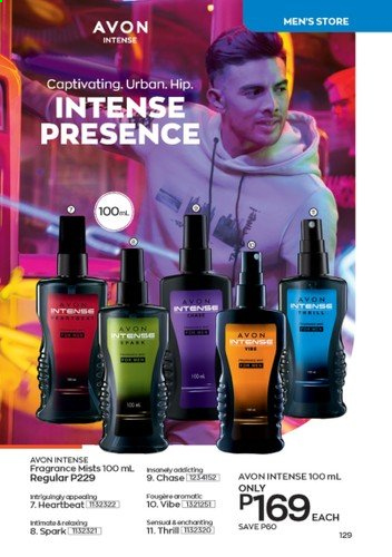 thumbnail - Avon offer  - 1.8.2021 - 31.8.2021 - Sales products - Avon, fragrance. Page 129.