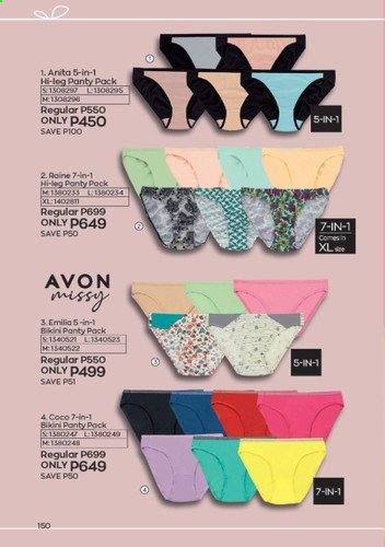 thumbnail - Avon offer  - 1.8.2021 - 31.8.2021 - Sales products - Avon. Page 150.