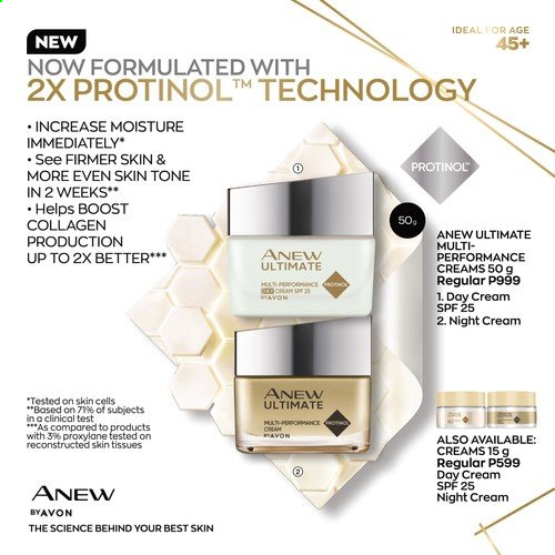 thumbnail - Avon offer  - Sales products - tissues, Avon, Anew, day cream, night cream. Page 5.