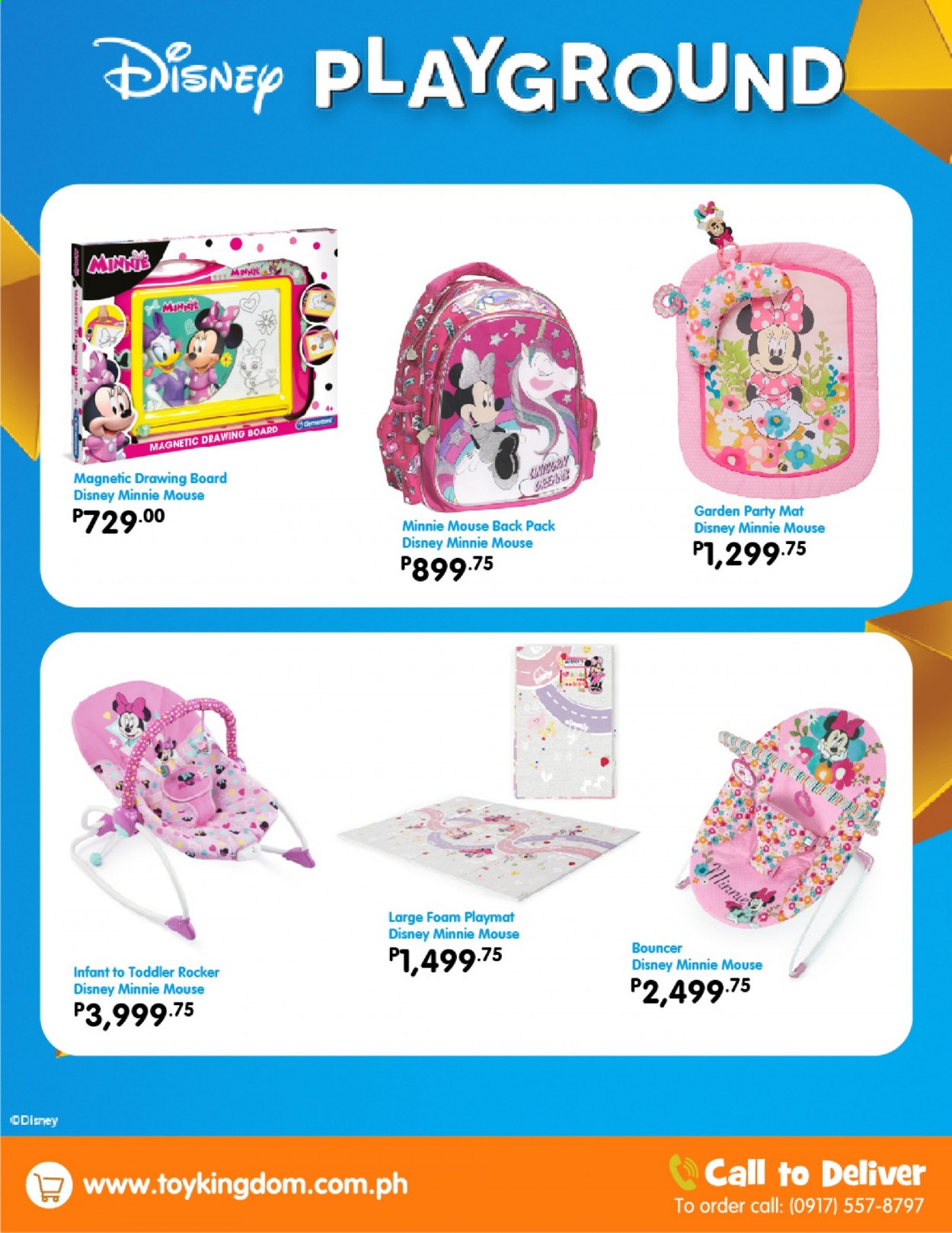 thumbnail - Toy Kingdom offer  - Sales products - Disney, Minnie Mouse, drawing board. Page 3.