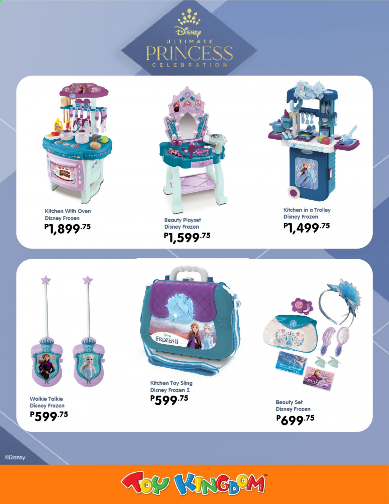 thumbnail - Toy Kingdom offer  - Sales products - Disney, trolley, play set, toys, princess. Page 6.