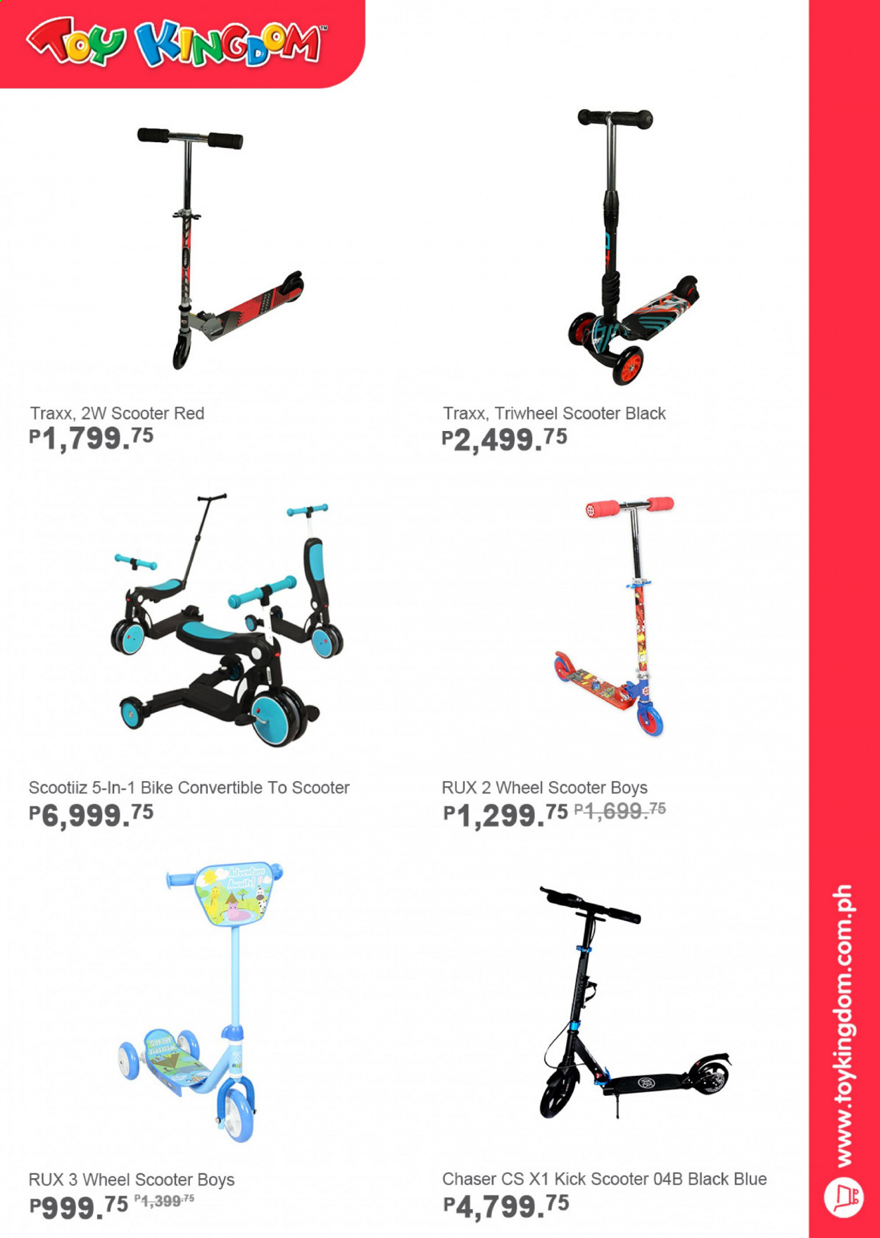 thumbnail - Toy Kingdom offer  - Sales products - kick scooter. Page 8.