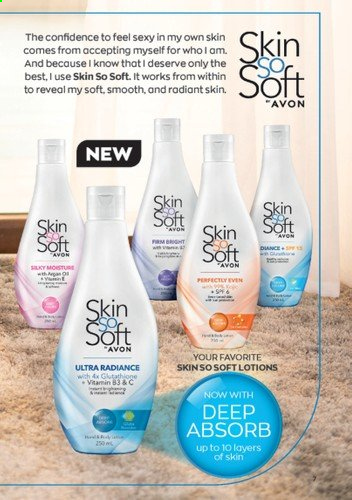 thumbnail - Avon offer  - 1.9.2021 - 30.9.2021 - Sales products - Avon, Skin So Soft. Page 7.