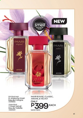 thumbnail - Avon offer  - 1.9.2021 - 30.9.2021 - Sales products - Avon, cologne, Imari. Page 41.