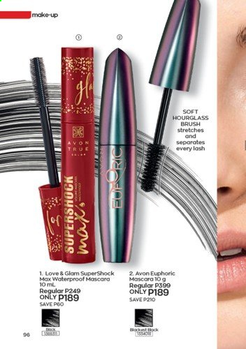 thumbnail - Avon offer  - 1.9.2021 - 30.9.2021 - Sales products - Avon, makeup, mascara, waterproof mascara. Page 96.