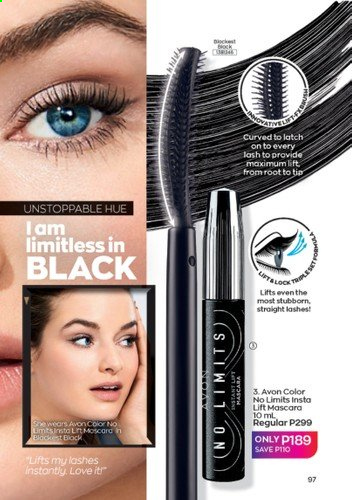 thumbnail - Avon offer  - 1.9.2021 - 30.9.2021 - Sales products - Avon, mascara. Page 97.