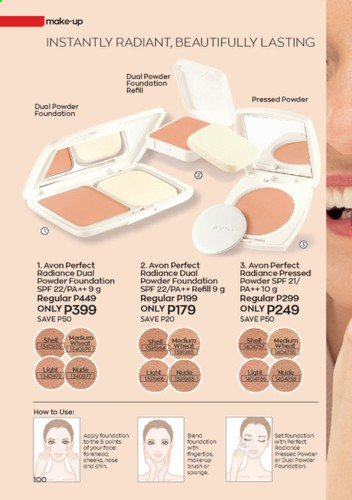 thumbnail - Avon offer  - 1.9.2021 - 30.9.2021 - Sales products - Avon, face powder, powder foundation, tote. Page 100.
