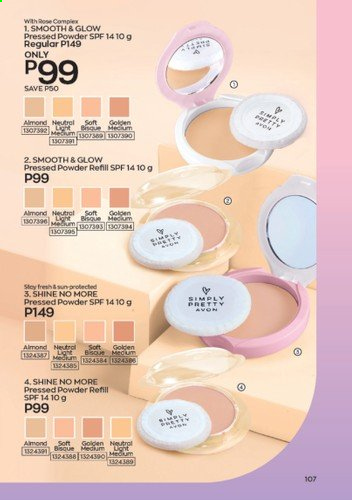 thumbnail - Avon offer  - 1.9.2021 - 30.9.2021 - Sales products - Avon, face powder. Page 107.