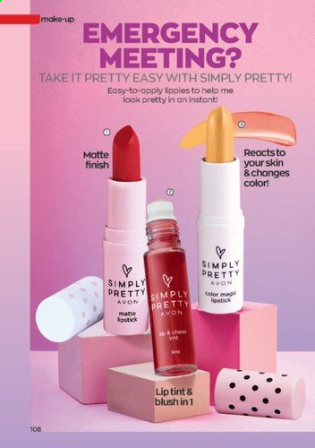 thumbnail - Avon offer  - 1.9.2021 - 30.9.2021 - Sales products - Avon, lipstick. Page 108.