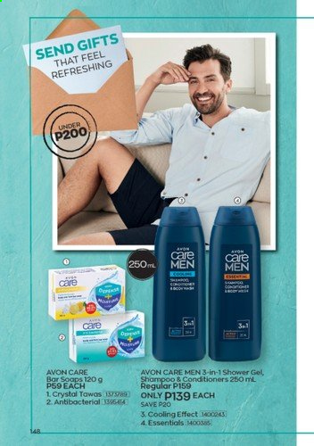 thumbnail - Avon offer  - 1.9.2021 - 30.9.2021 - Sales products - shampoo, shower gel, Avon. Page 148.