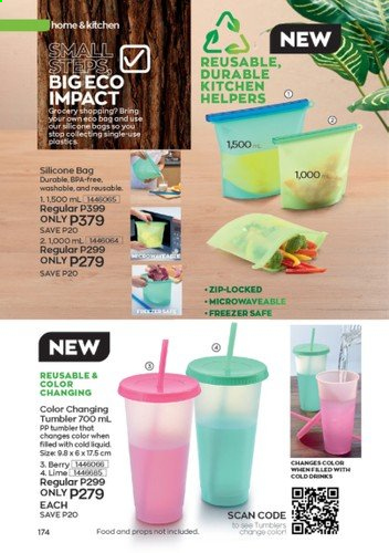 thumbnail - Avon offer  - 1.9.2021 - 30.9.2021 - Sales products - bag, tumbler. Page 174.