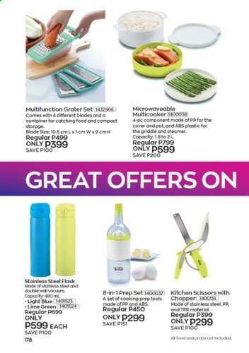 thumbnail - Avon offer  - 1.9.2021 - 30.9.2021 - Sales products - Prep Set, container, handy chopper, handy grater, pot. Page 178.
