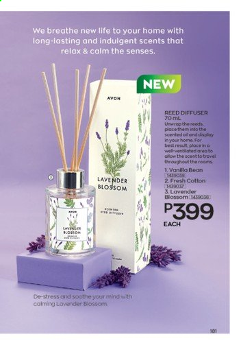 thumbnail - Avon offer  - 1.9.2021 - 30.9.2021 - Sales products - Avon, diffuser. Page 181.