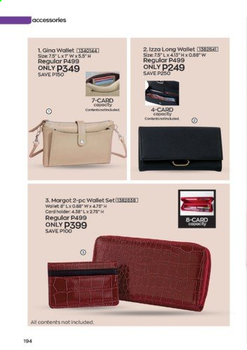 thumbnail - Avon offer  - 1.9.2021 - 30.9.2021 - Sales products - wallet. Page 194.