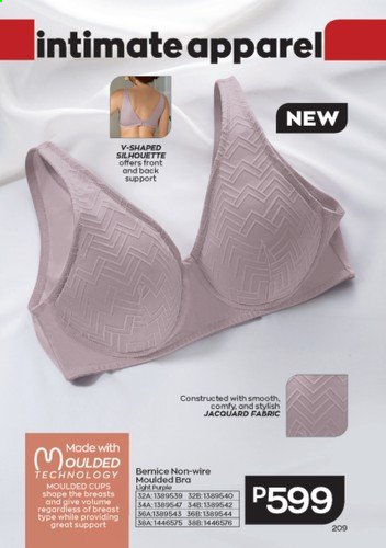 thumbnail - Avon offer  - 1.9.2021 - 30.9.2021 - Sales products - bra. Page 209.