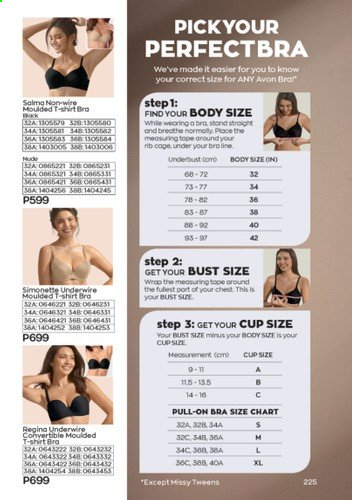 thumbnail - Avon offer  - 1.9.2021 - 30.9.2021 - Sales products - Avon, bra. Page 225.