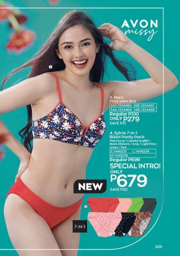 thumbnail - Avon offer  - 1.9.2021 - 30.9.2021 - Sales products - Avon, bikini. Page 229.