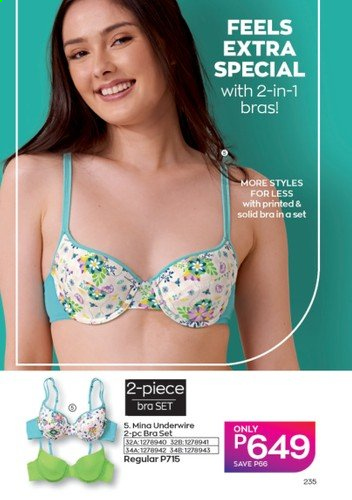 thumbnail - Avon offer  - 1.9.2021 - 30.9.2021 - Sales products - bra. Page 235.