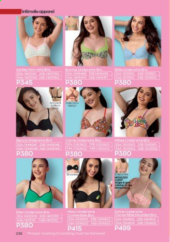 thumbnail - Avon offer  - 1.9.2021 - 30.9.2021 - Sales products - bra. Page 236.