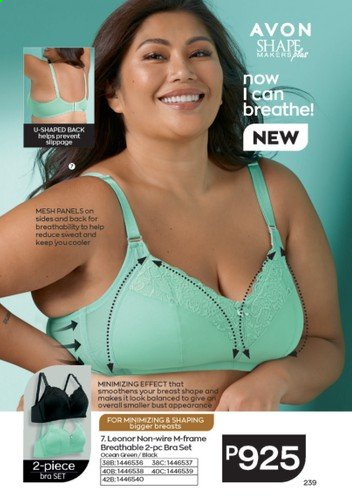 thumbnail - Avon offer  - 1.9.2021 - 30.9.2021 - Sales products - Avon, bra. Page 239.