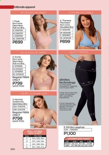 thumbnail - Avon offer  - 1.9.2021 - 30.9.2021 - Sales products - hook, bra, leggings. Page 240.