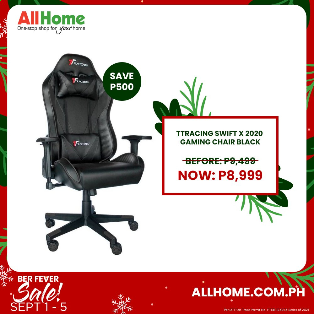thumbnail - AllHome offer  - 1.9.2021 - 5.9.2021 - Sales products - chair. Page 3.