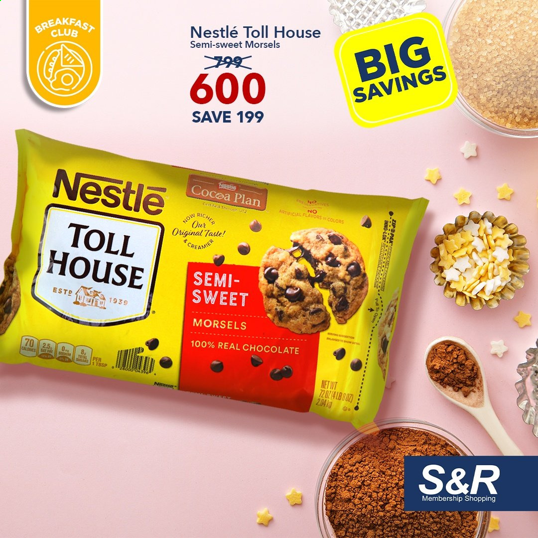 thumbnail - S&R Membership Shopping offer  - Sales products - Nestlé, chocolate, cocoa. Page 1.
