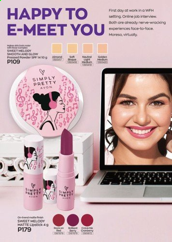 thumbnail - Avon offer  - 5.9.2021 - 30.9.2021 - Sales products - Avon, lipstick, face powder. Page 12.