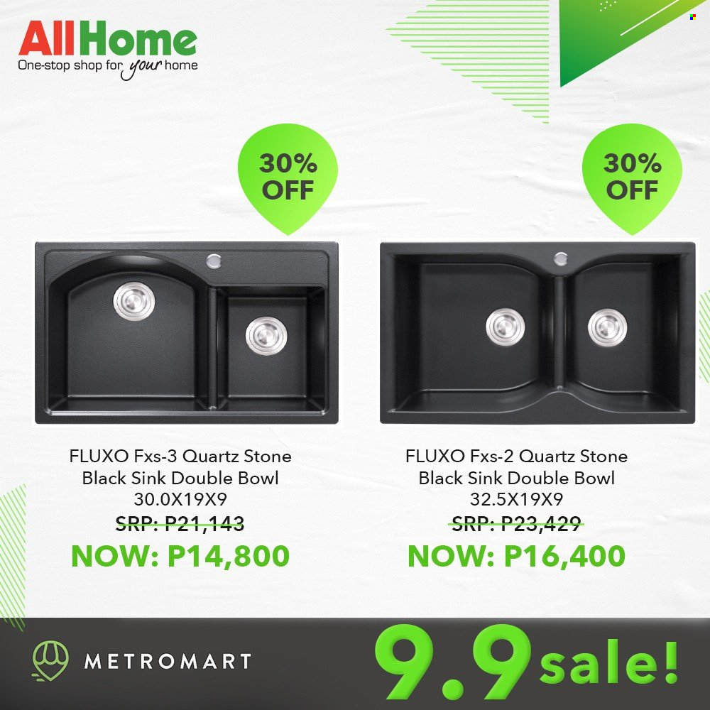 AllHome offer  - 9.9.2021 - 9.9.2021 - Sales products - bowl, sink. Page 2.
