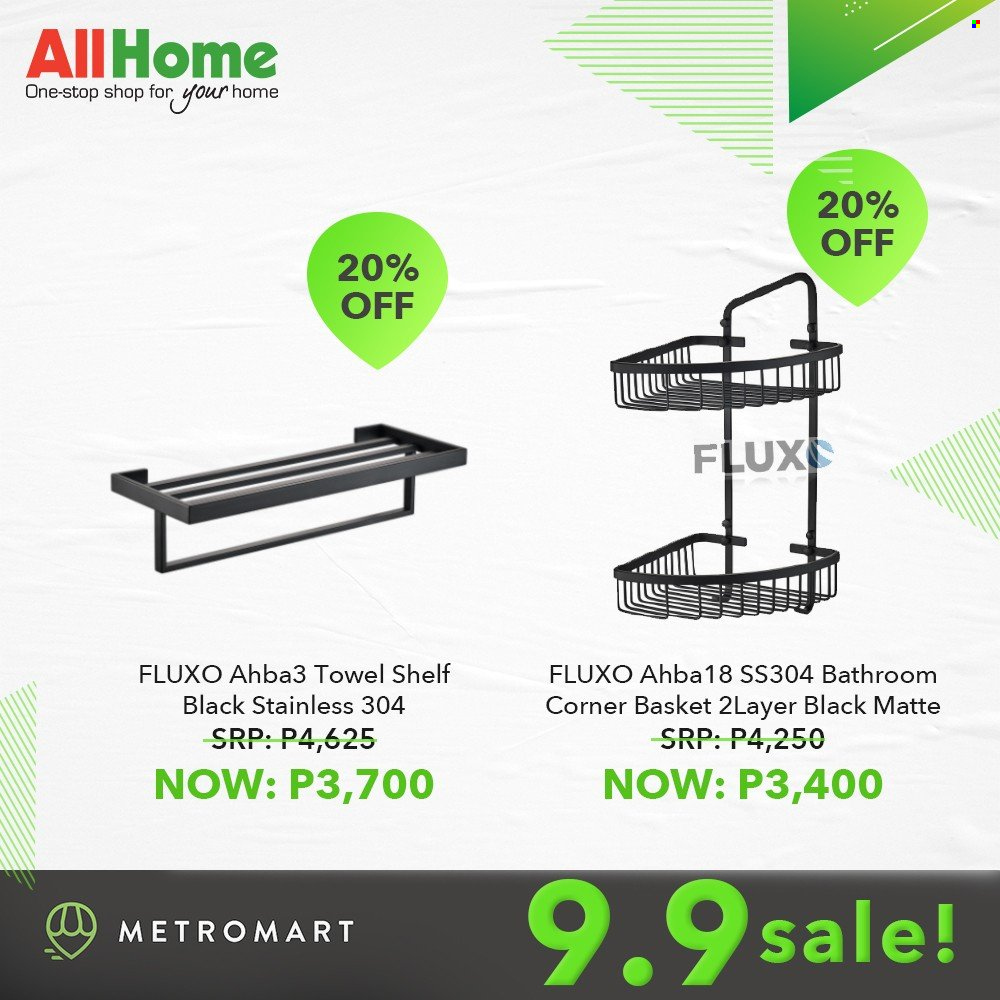 thumbnail - AllHome offer  - 9.9.2021 - 9.9.2021 - Sales products - basket, towel, shelves. Page 5.
