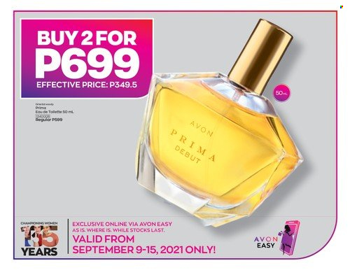 thumbnail - Avon offer  - 9.9.2021 - 15.9.2021 - Sales products - Avon. Page 5.