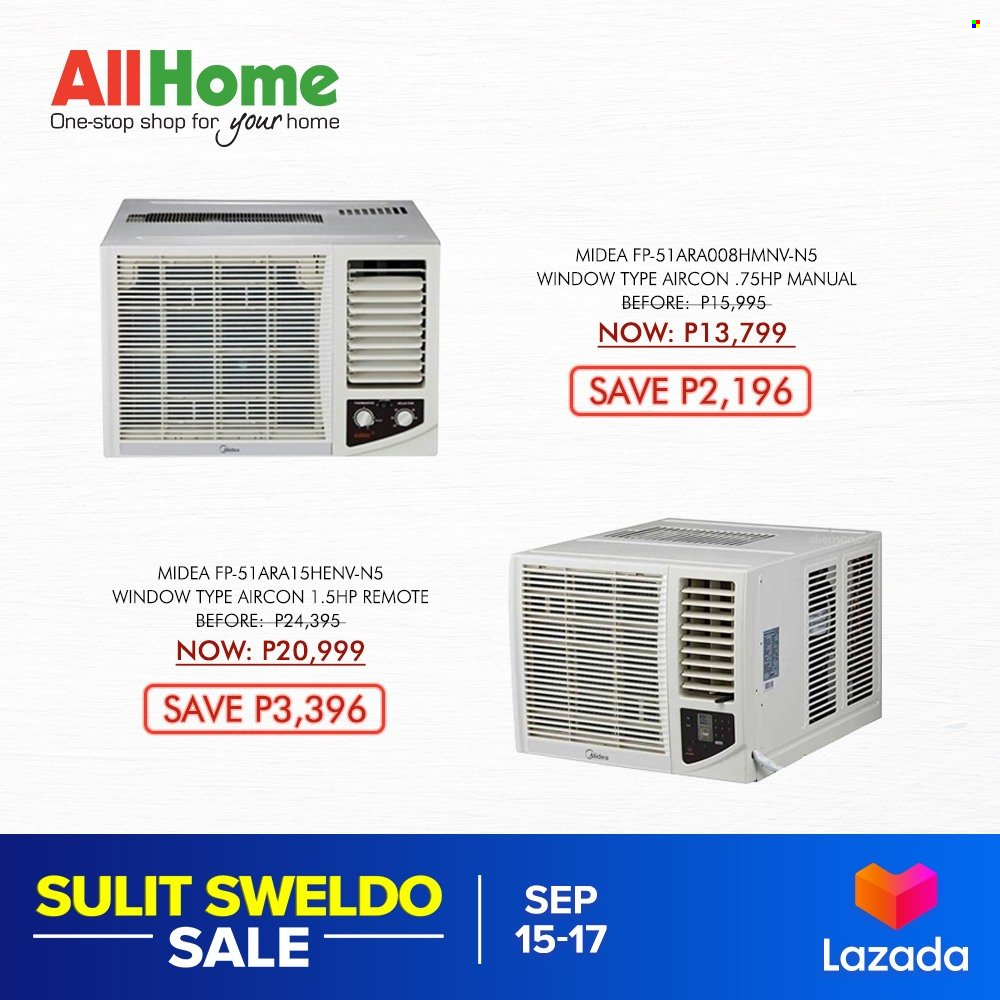 thumbnail - AllHome offer  - 15.9.2021 - 17.9.2021 - Sales products - Midea. Page 5.
