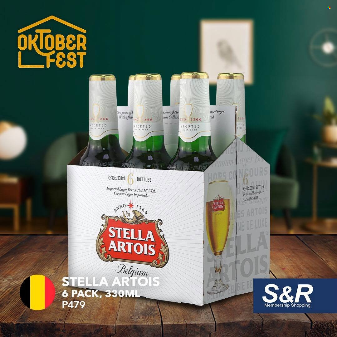 thumbnail - S&R Membership Shopping offer  - Sales products - beer, Stella Artois, Lager. Page 3.