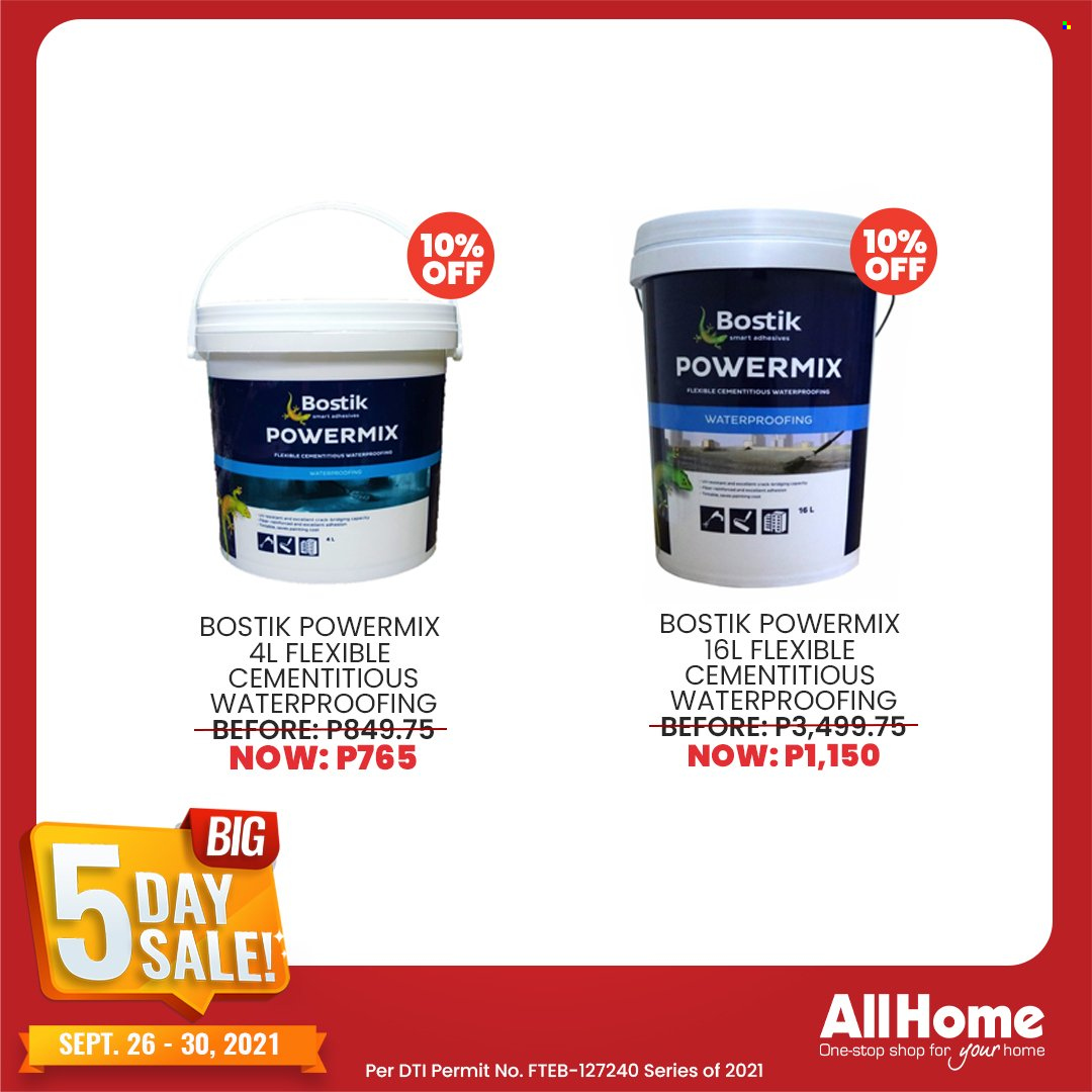AllHome offer  - 26.9.2021 - 30.9.2021. Page 24.