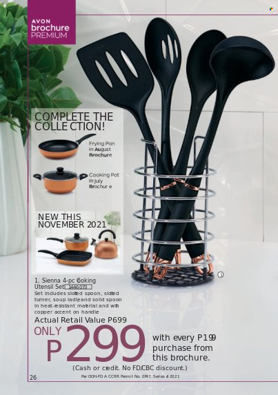 thumbnail - Avon offer  - 1.10.2021 - 31.10.2021 - Sales products - Avon, spoon, pot. Page 26.