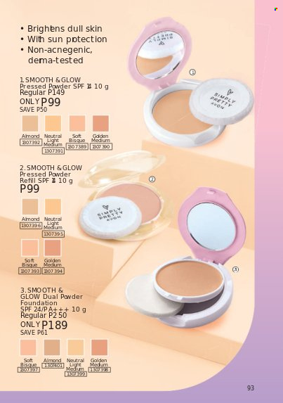 thumbnail - Avon offer  - 1.10.2021 - 31.10.2021 - Sales products - face powder. Page 93.