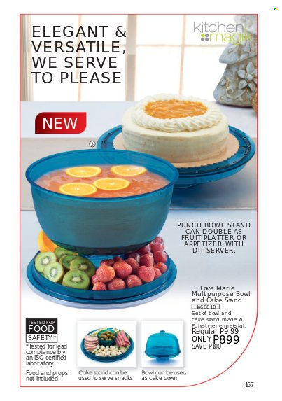 thumbnail - Avon offer  - 1.10.2021 - 31.10.2021 - Sales products - cake stand, bowl. Page 167.