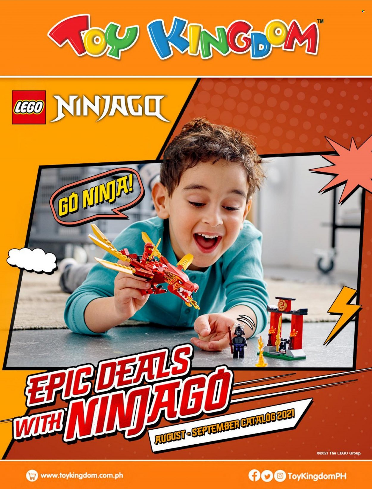 thumbnail - Toy Kingdom offer  - Sales products - Ninjago, LEGO, LEGO Ninjago, toys. Page 1.