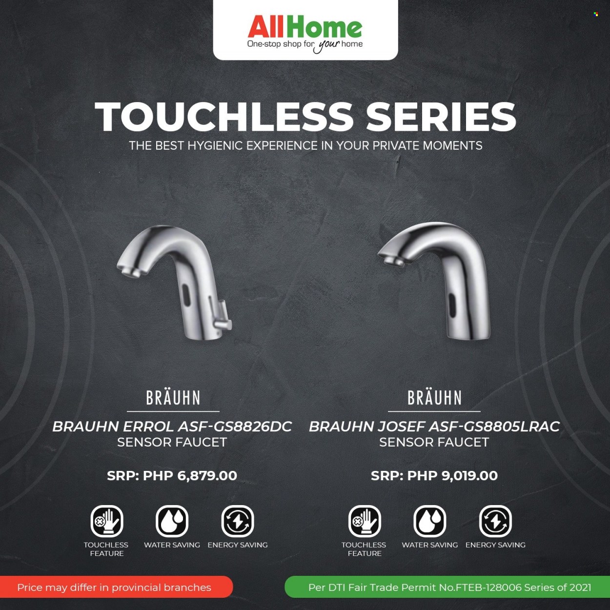 AllHome offer  - Sales products - faucet, Moments. Page 4.
