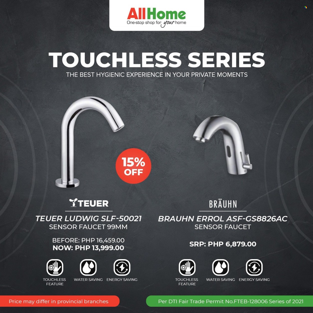 thumbnail - AllHome offer  - Sales products - faucet, Moments. Page 5.
