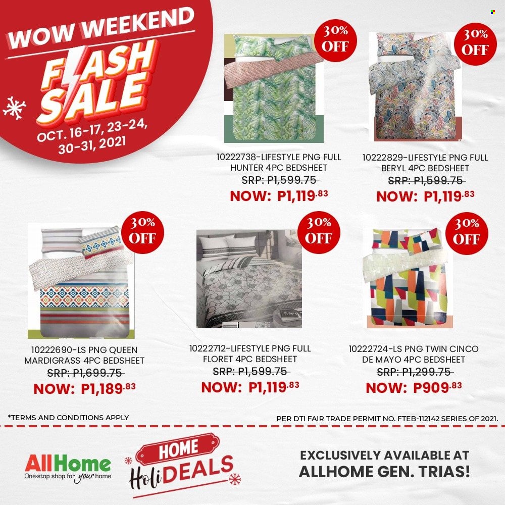 AllHome offer  - 16.10.2021 - 31.10.2021 - Sales products - bedding, Hunter. Page 14.
