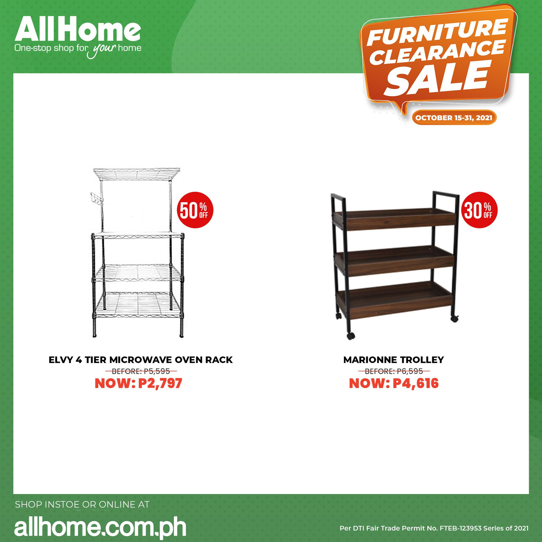 AllHome offer  - 15.10.2021 - 31.10.2021. Page 12.